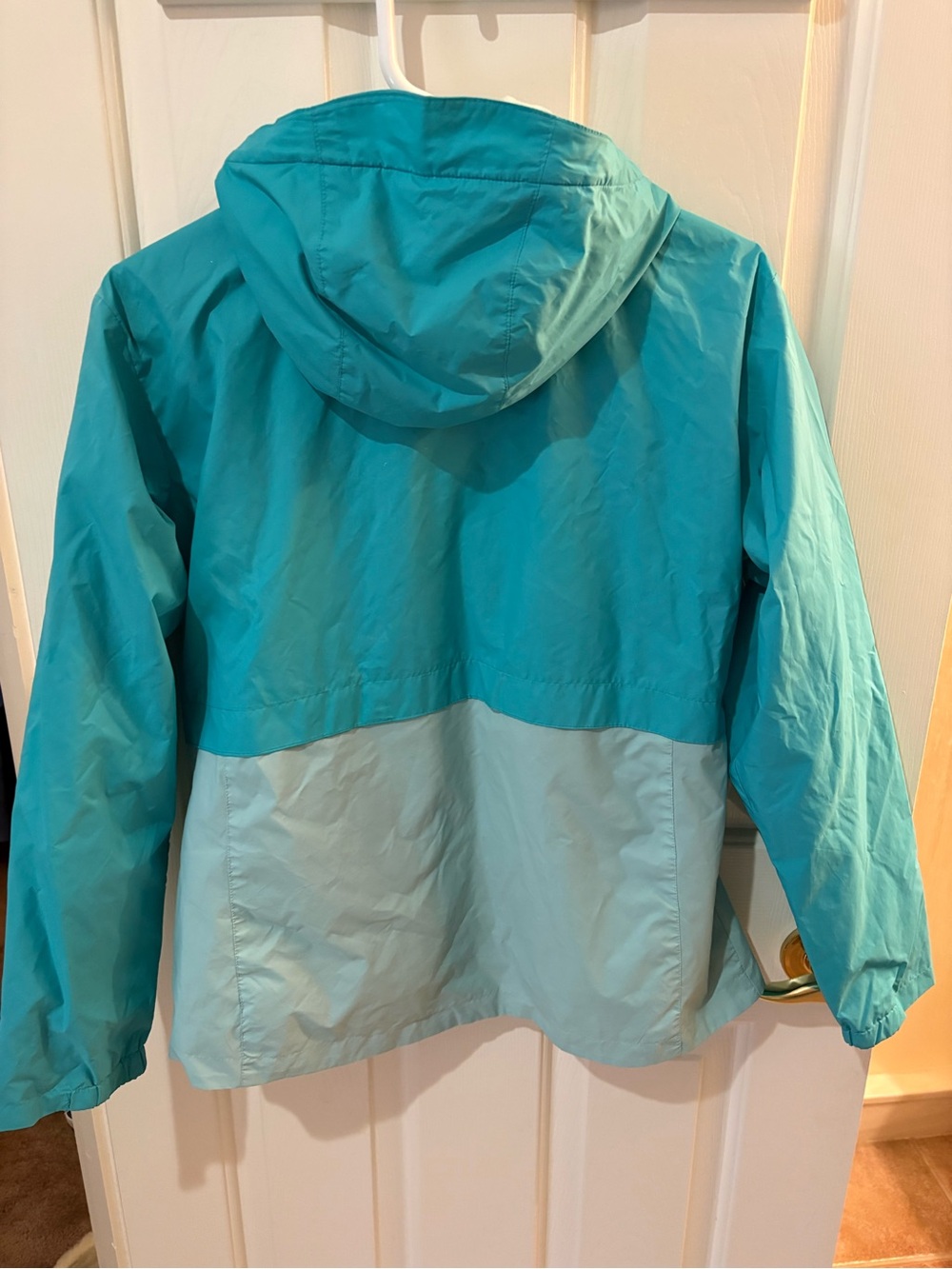 Columbia Kids Teal Hooded Raincoat